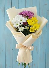 Букет цветов из:  Хризантемы #REPLACE_PRED# Венцах