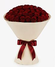 Букет 101 Бордовая роза Блэк Бакарра в Венцах