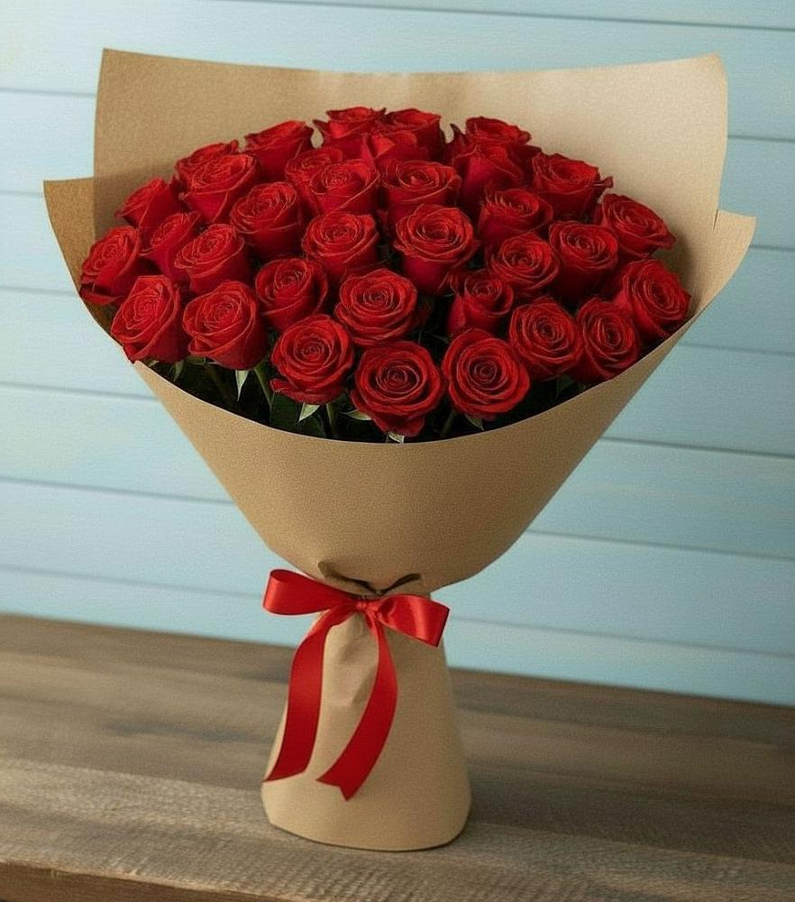Букет Красные розы Милано в Венцах
