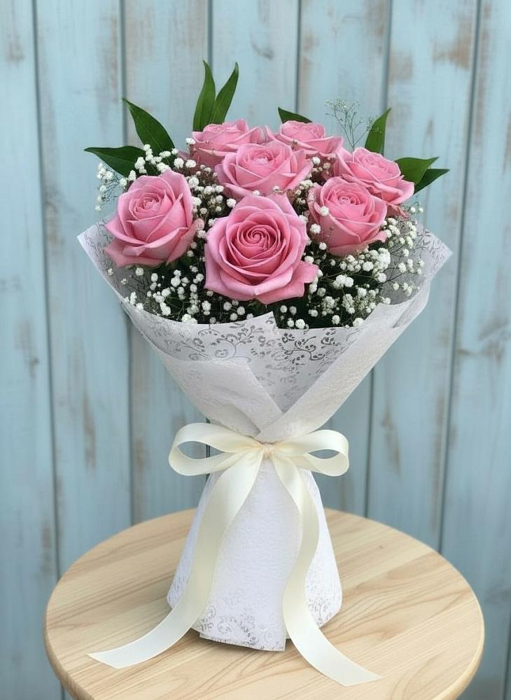Букет цветов из: Розы в Венцах