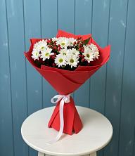 Букет цветов из:  Хризантемы в Венцах