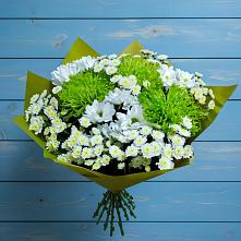 Букет цветов из:  Хризантемы в Венцах