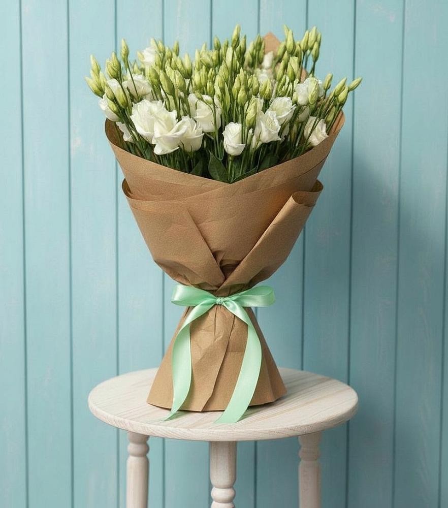 Букет цветов из: Лизиантусы в Венцах