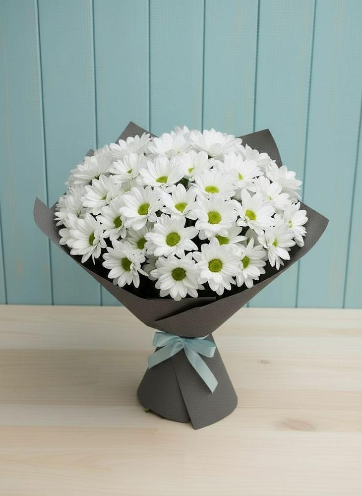 Букет цветов из: Хризантемы в Венцах