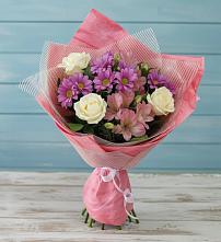 Букет цветов из:  Герберы в Венцах