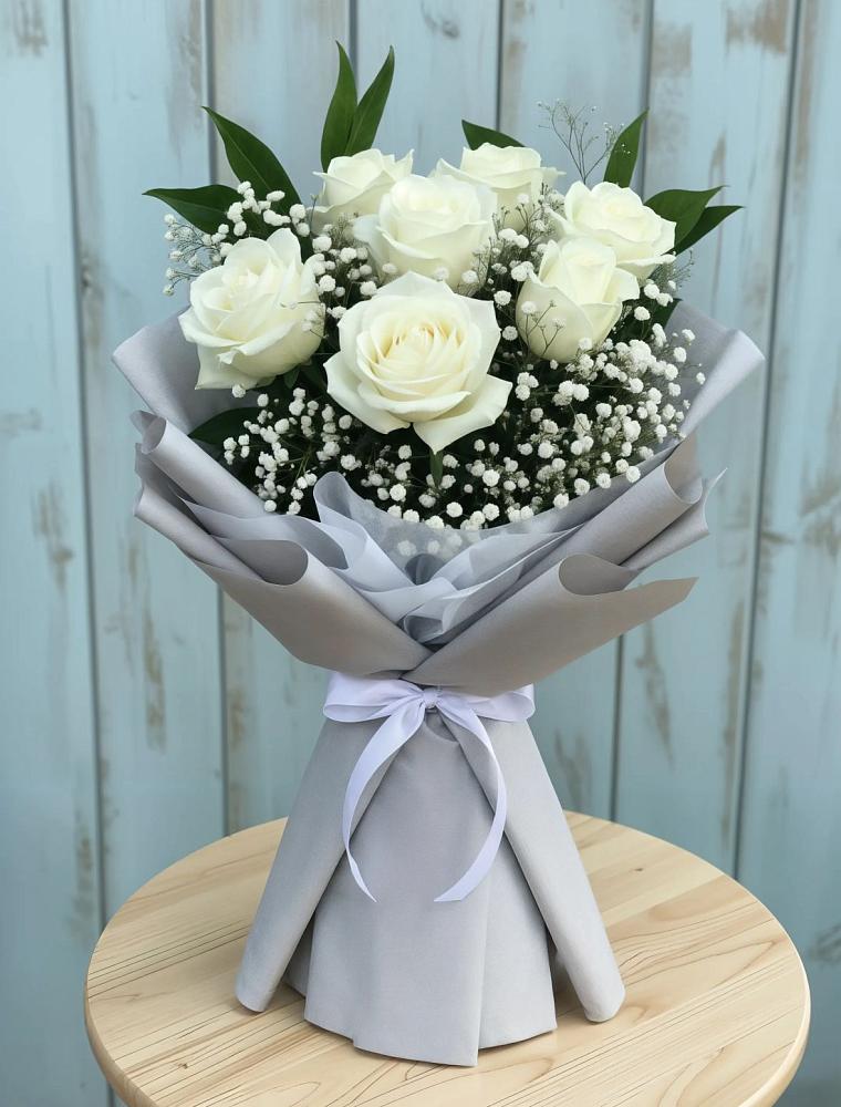 Букет цветов из: Розы в Венцах