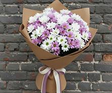 Букет цветов из:  Хризантемы в Венцах