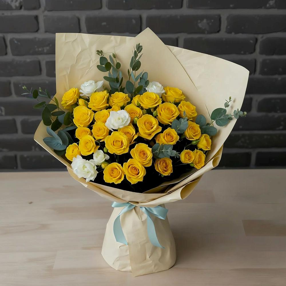 Букет цветов из: Розы в Венцах