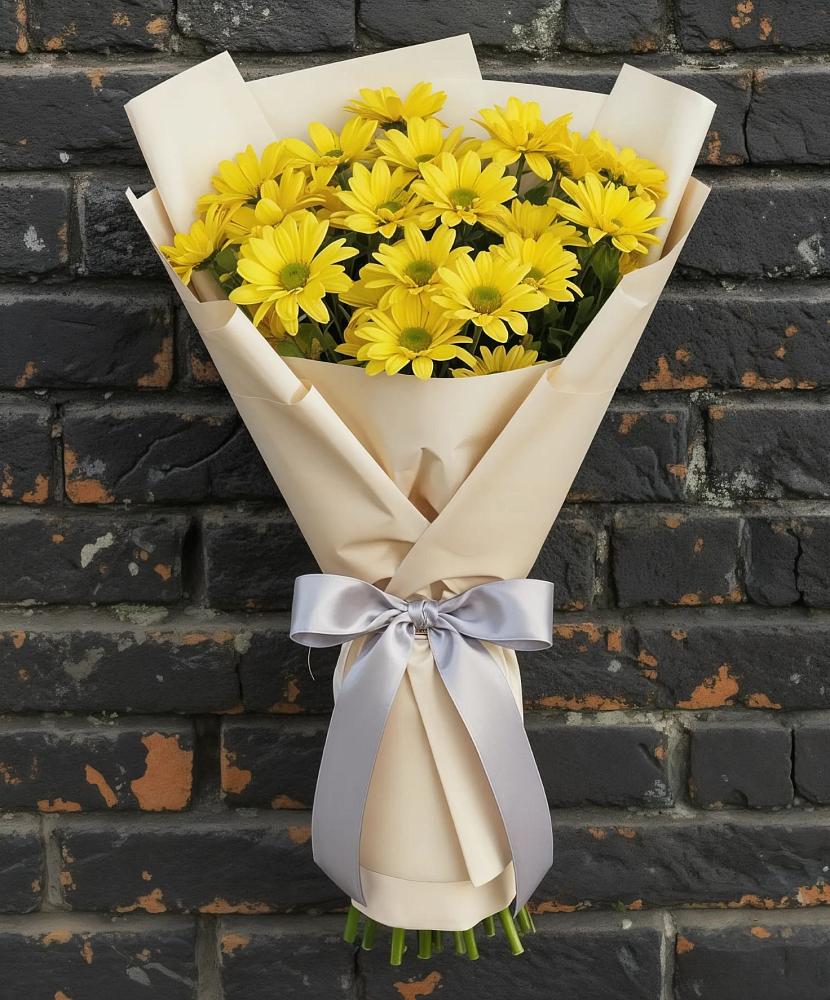 Букет цветов из: Хризантемы в Венцах